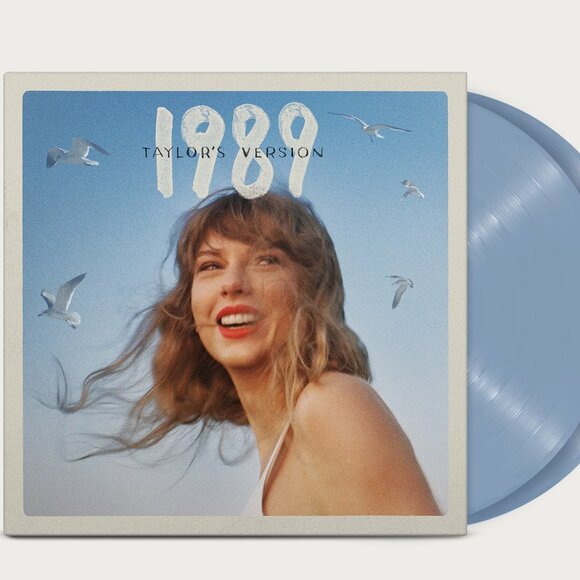 NWT, Taylor Swift 1989 Vinyl - Taylor's Version, 2 LP, Deluxe Crystal Skies Blue - Picture 1 of 6